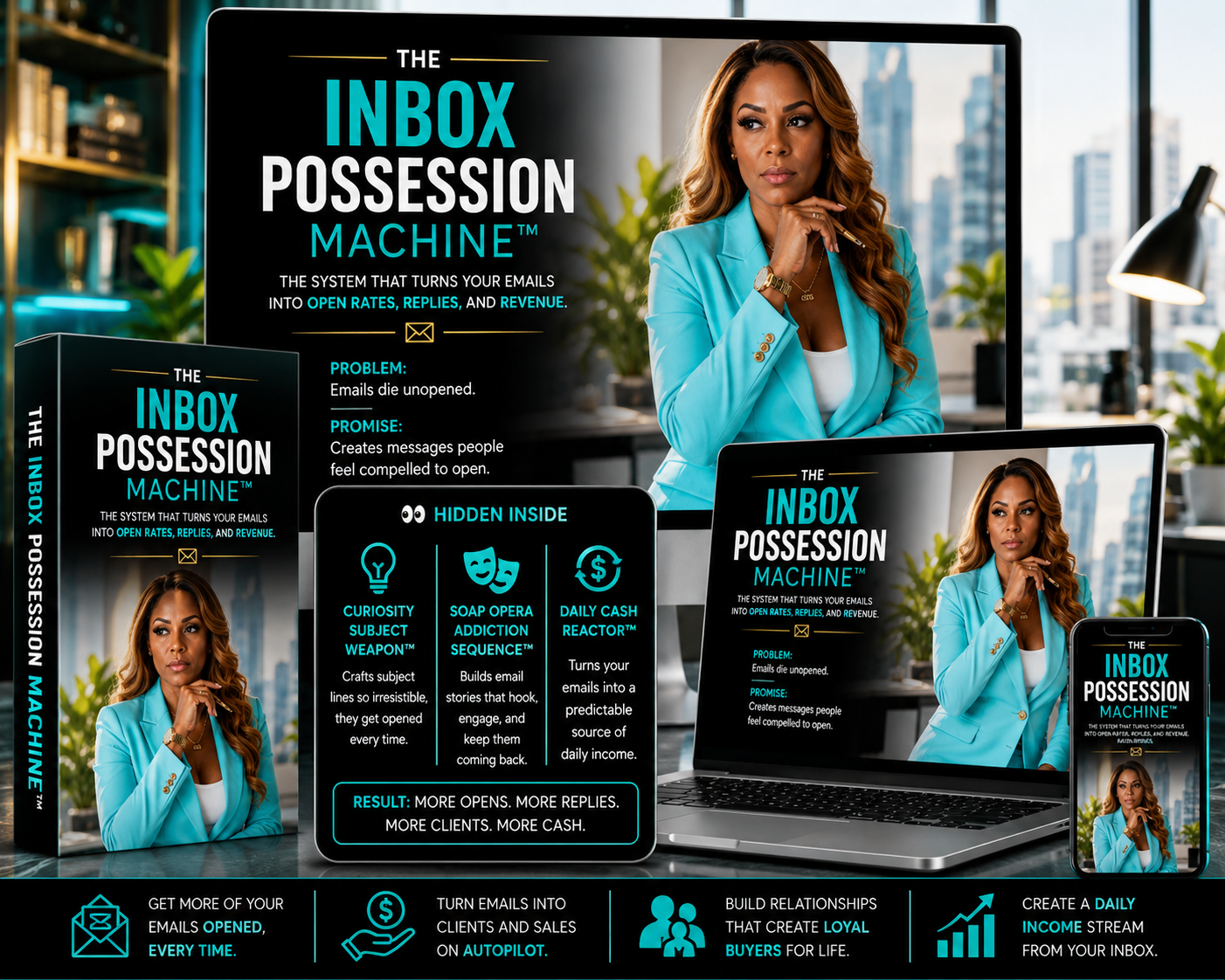The Inbox Possession Machine "Turn Emails into Buyers, Replies, and Revenue Without Writing "Perfect Copy"