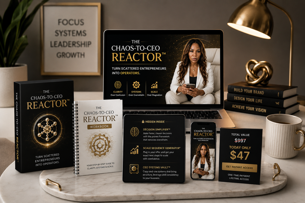 The Chaos-to-CEO Reactor™-NEW!!